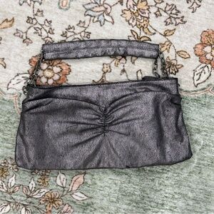 Elegant Gunmetal Handbag